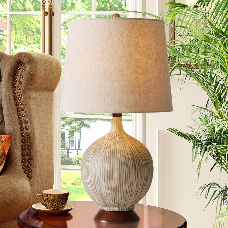 Modern Coconut Shell Table Lamp