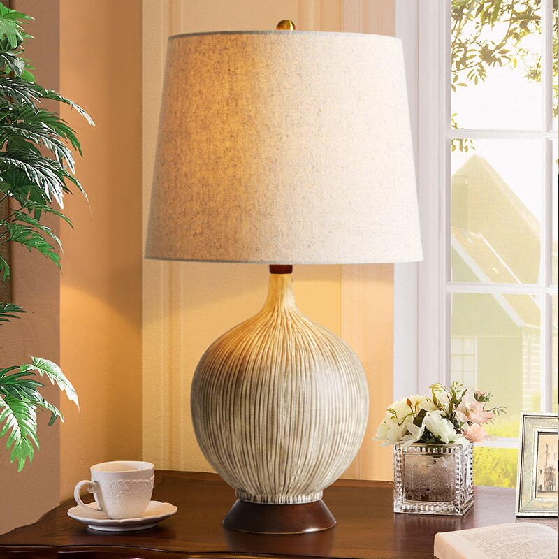 Modern Coconut Shell Table Lamp