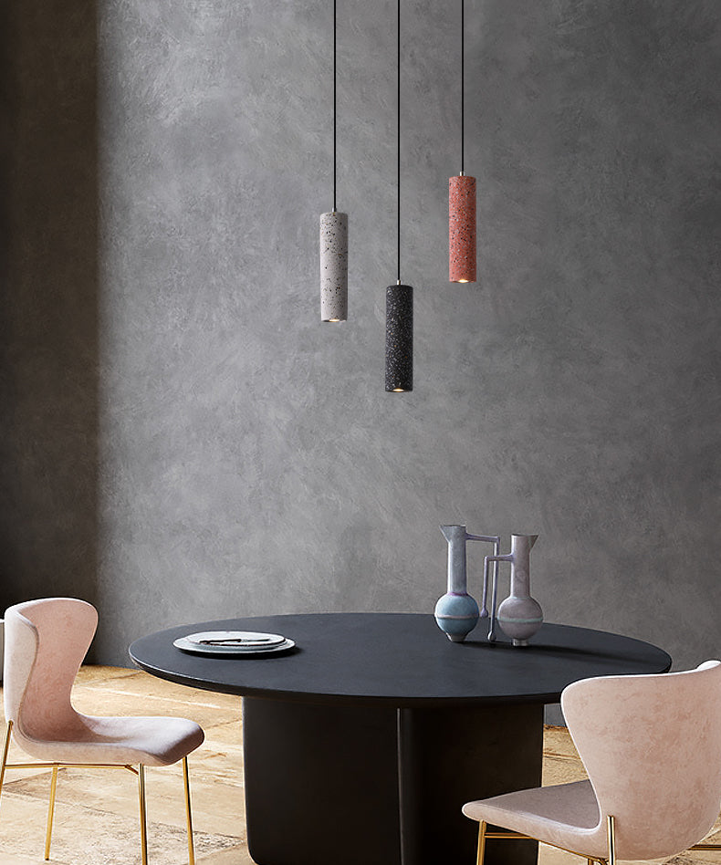 Industrial Terrazzo Concrete Pendant Light