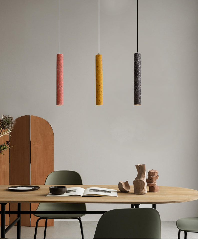 Industrial Terrazzo Concrete Pendant Light