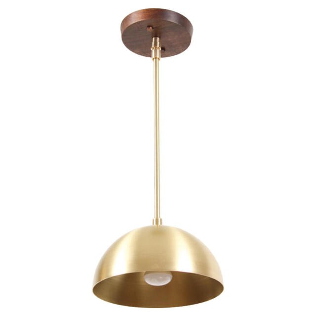 Japanese Copper Wood Flush Mount Light