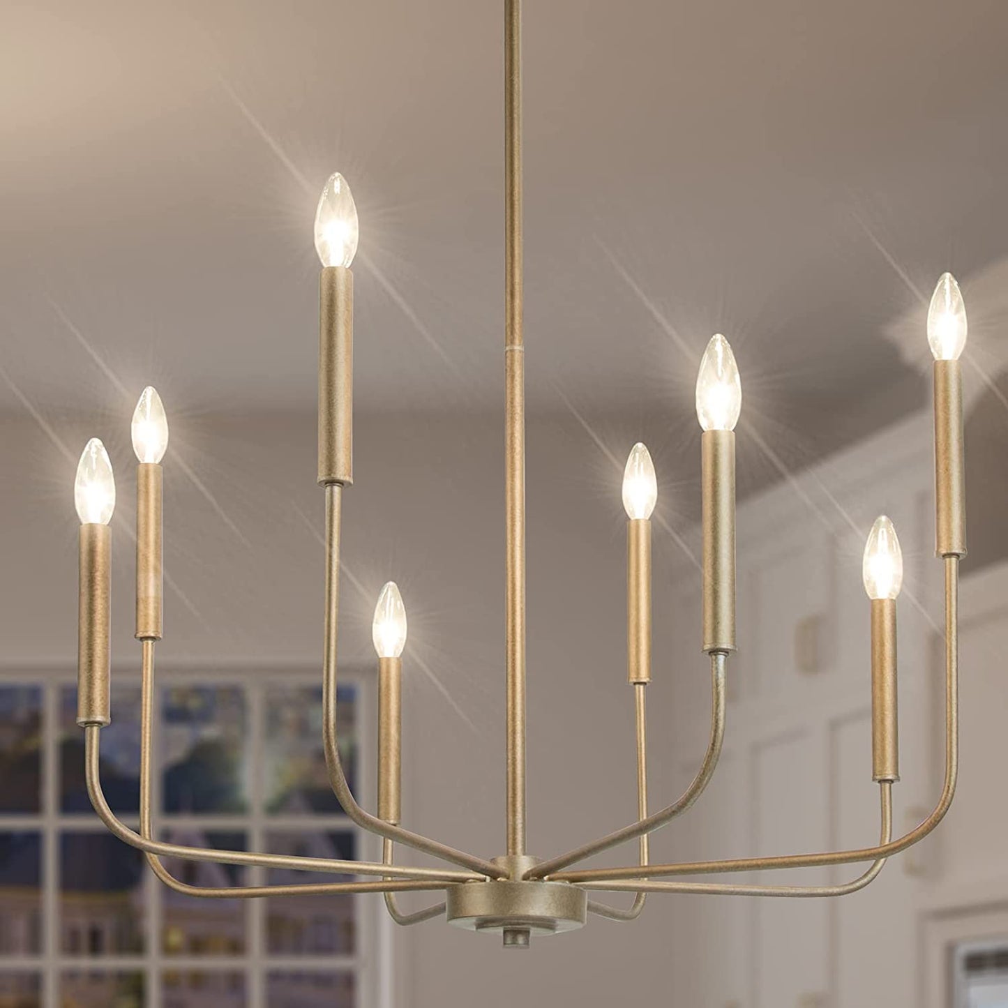 Gold Dining Room Chandelier Light