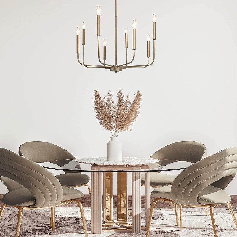 Gold Dining Room Chandelier Light