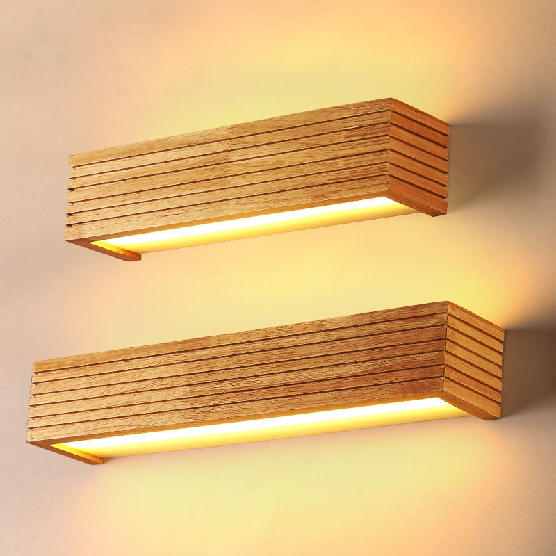 Neue Harbor Wood LED-Wandleuchte