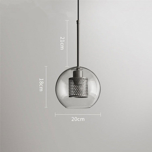 Honeycomb Glass Pendant Light