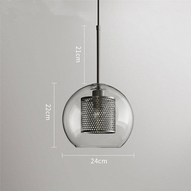 Honeycomb Glass Pendant Light