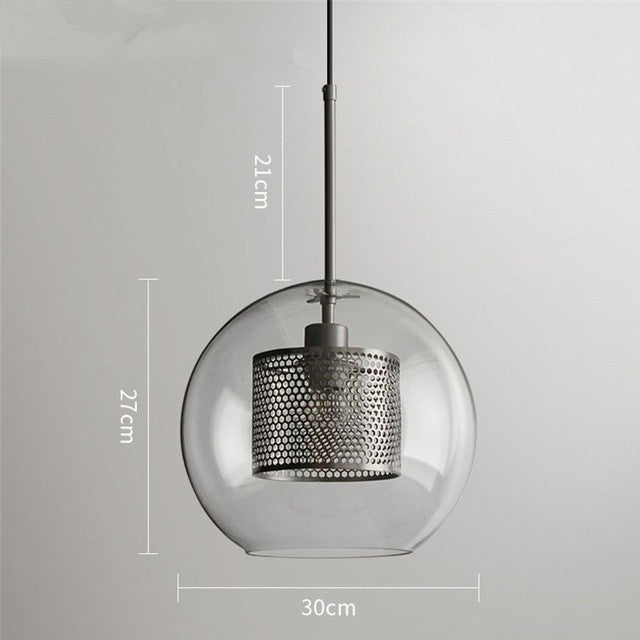 Honeycomb Glass Pendant Light