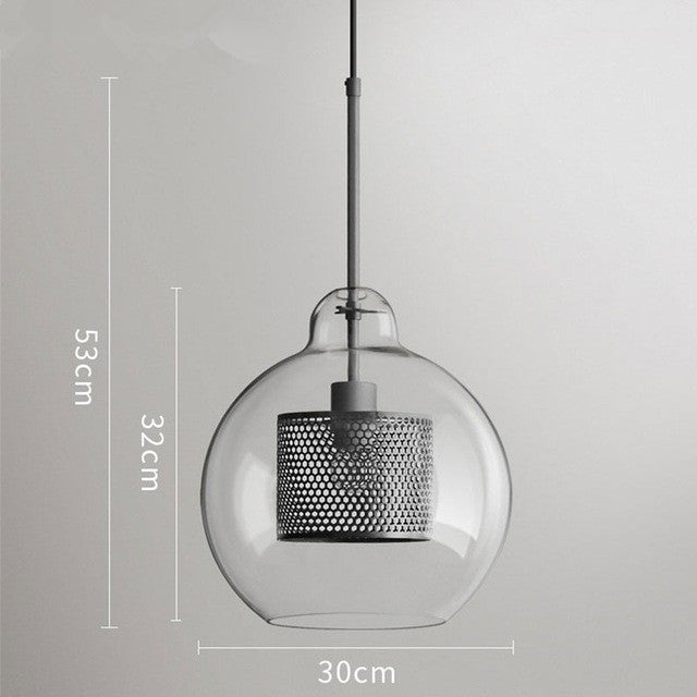 Honeycomb Glass Pendant Light