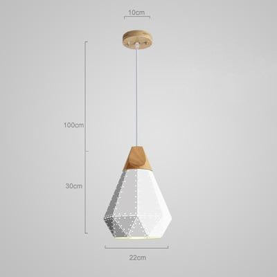 Modern Macaron Diamonds Pendant Light