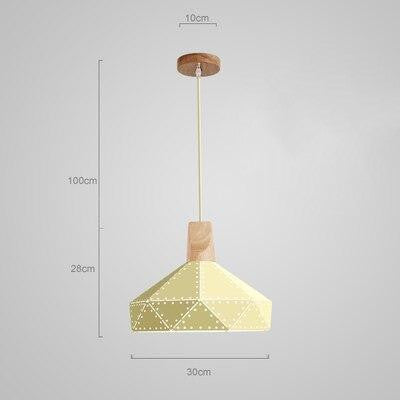 Modern Macaron Diamonds Pendant Light