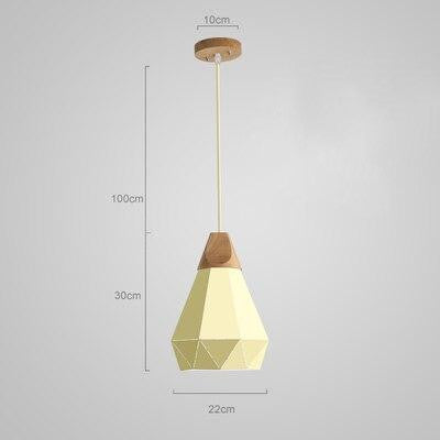 Modern Macaron Diamonds Pendant Light